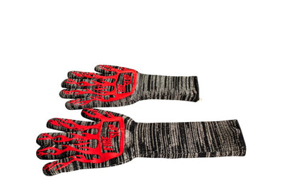 Fire Slap BBQ Gloves - Long Short Comparison